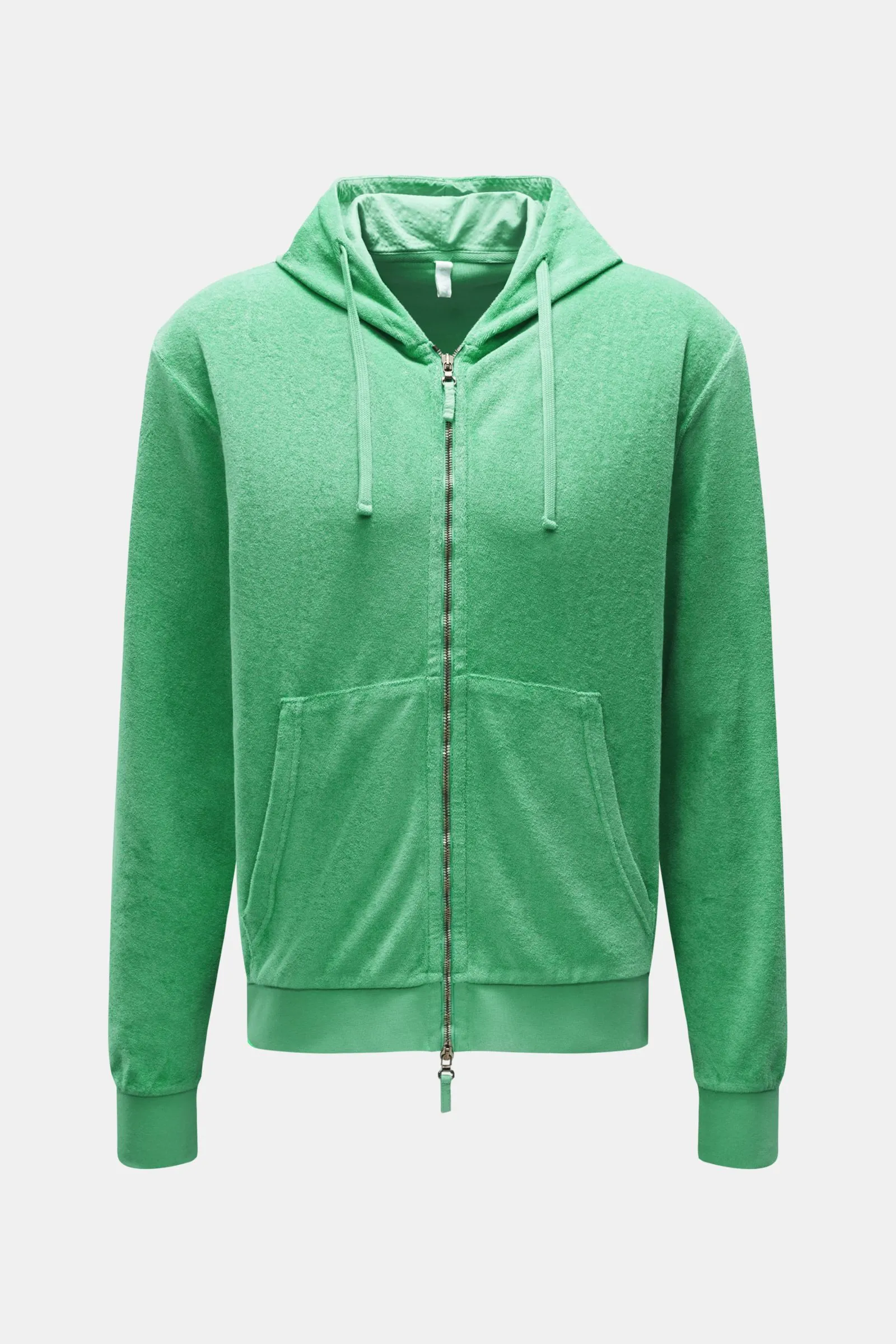 04651/ A TRIP IN A BAG Sweat jacket 'Terry Zip' light green