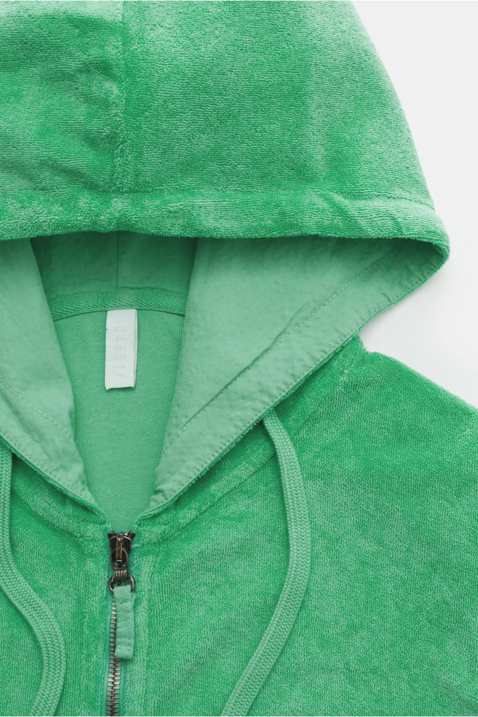 04651/ A TRIP IN A BAG Sweat jacket 'Terry Zip' light green