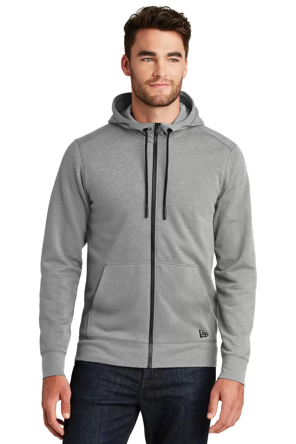 1001 NEA511 New Era  Tri-Blend Fleece Full-Zip Hoodie SKU: NEA511