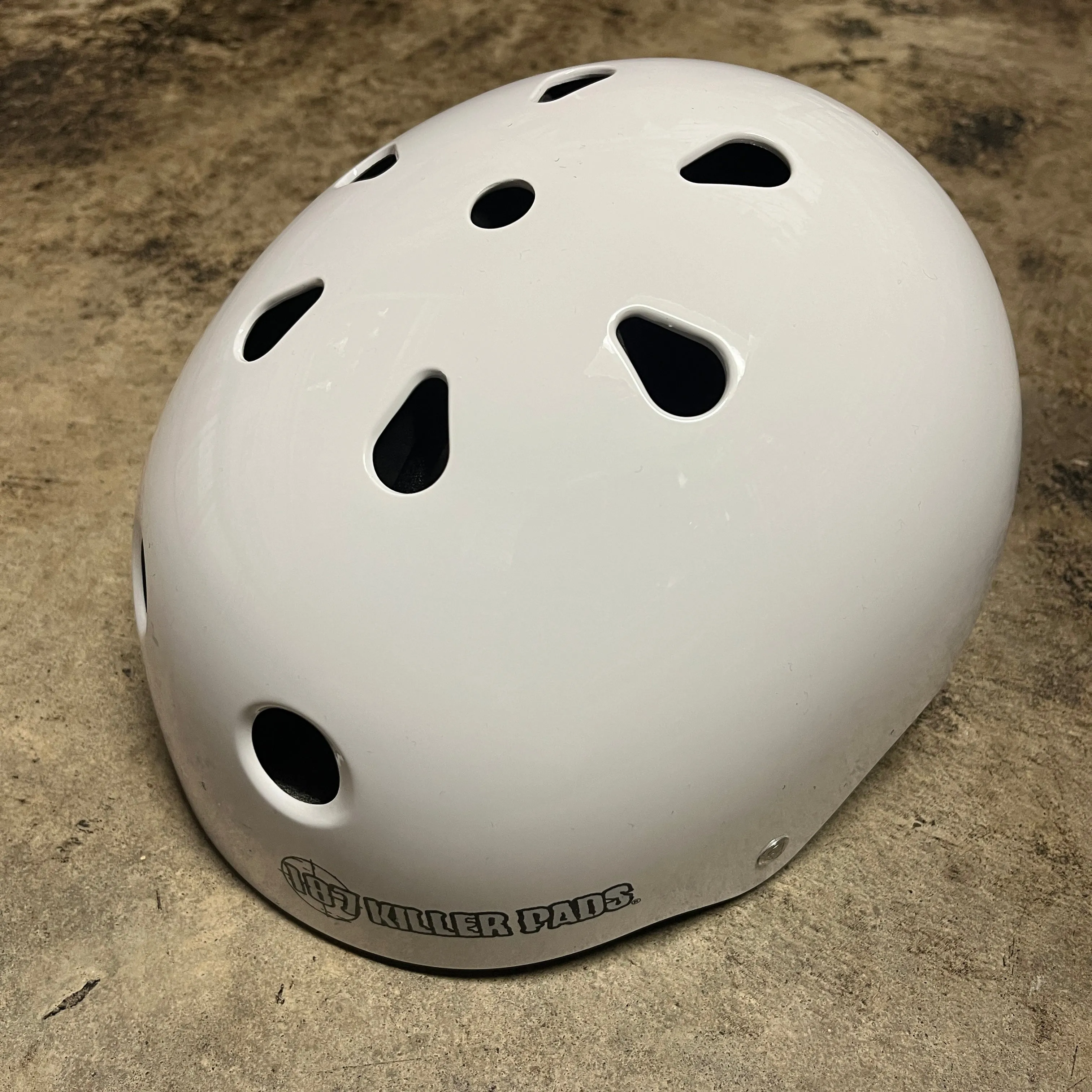 187 PRO SKATE HELMET NON CERTIFIED (WHITE GLOSS)