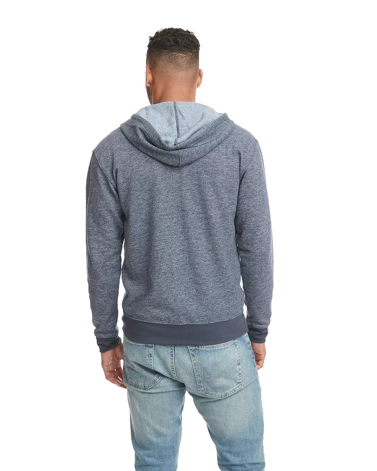 9600 Next Level Adult Denim Fleece Full-Zip Hoodie SKU: 9600