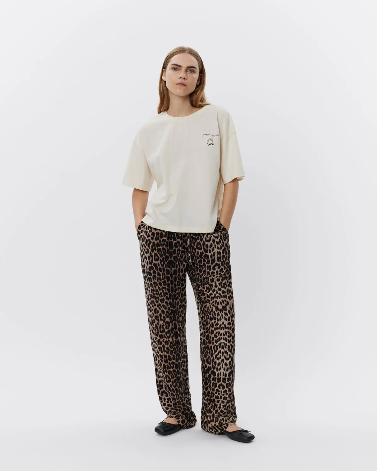 ABIGAILESW TROUSERS - AOP Leo