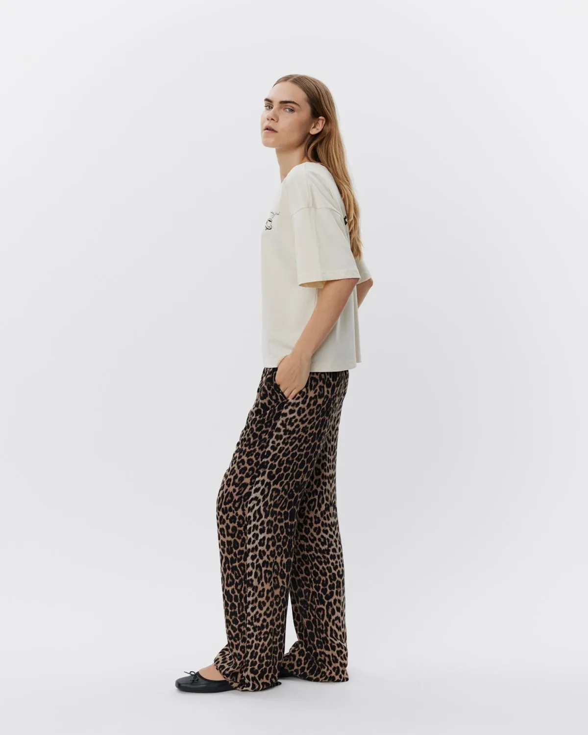 ABIGAILESW TROUSERS - AOP Leo