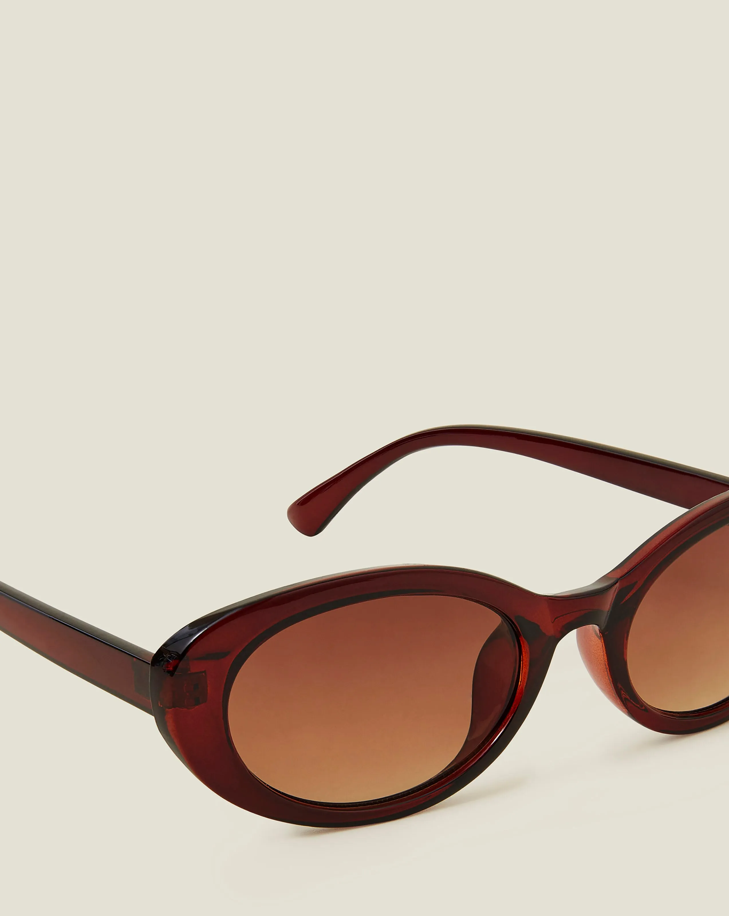 Accessorize Chunky Oval Sunglasses