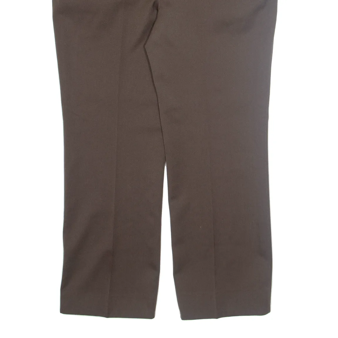 ACKERMAN Chino Mens Trousers Brown Relaxed Straight W40 L28