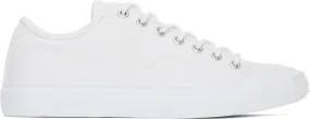 Acne Studios White Canvas Low Sneakers