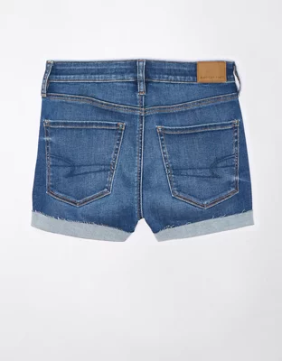 AE Next Level High-Waisted Denim Short Short-