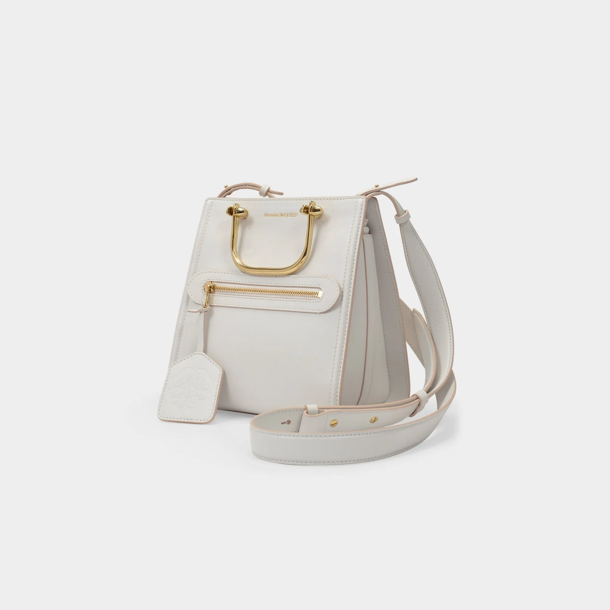 Alexander McQueen  The Short Story Bag in Beige Leather