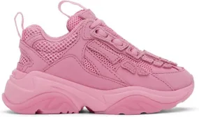 AMIRI Kids Pink Bone Runner Sneakers