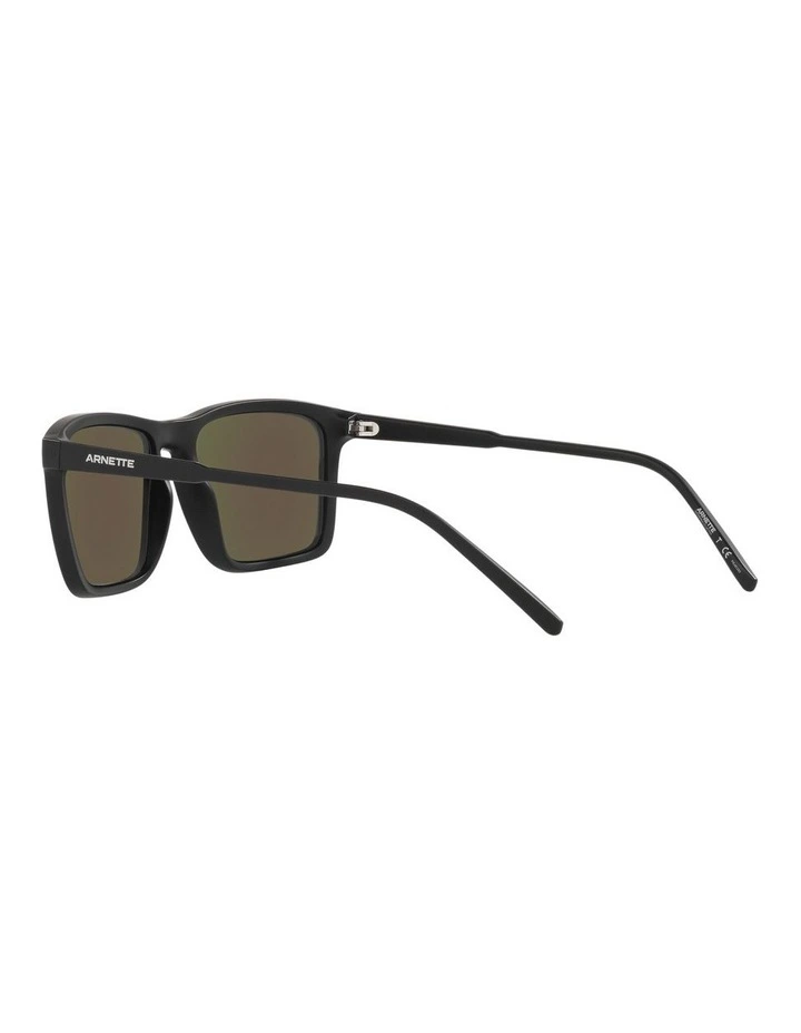 AN4283 Shyguy Black Polarised Sunglasses