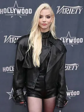 Anya Taylor-Joy Furiosa A Mad Max Saga Black Leather Jacket