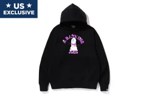 APE SNOWMAN COLLEGE PULLOVER HOODIE MENS