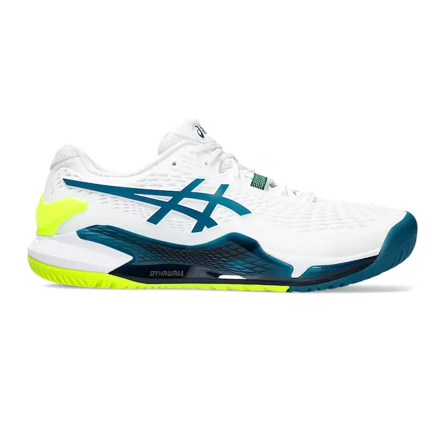 Asics Men’s GEL-Resolution 9 White/Restful Teal