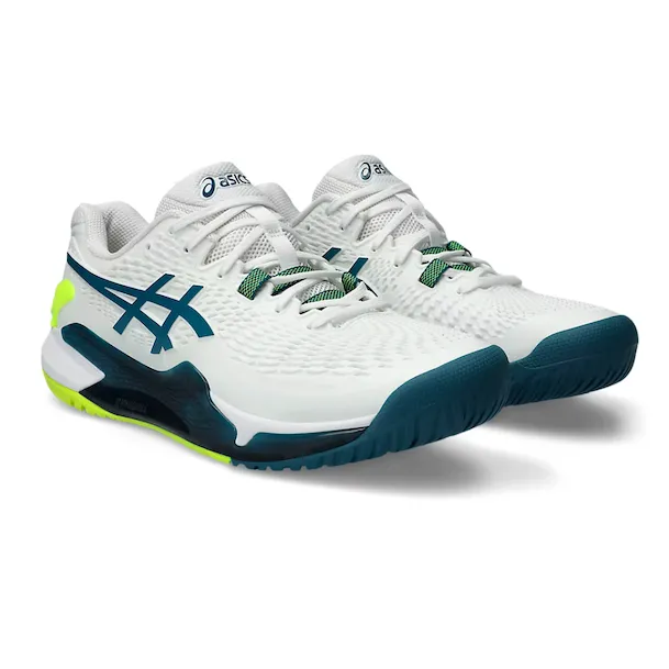 Asics Men’s GEL-Resolution 9 White/Restful Teal