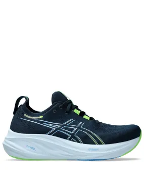 Asics Men's Gel-Nimbus 26 Running Trainers - Blue/Green