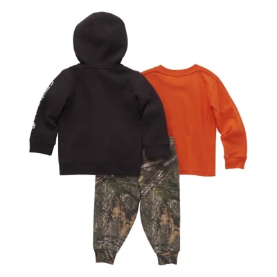 Baby Carhartt Printed T-Shirt, Jacket, and Joggers Set