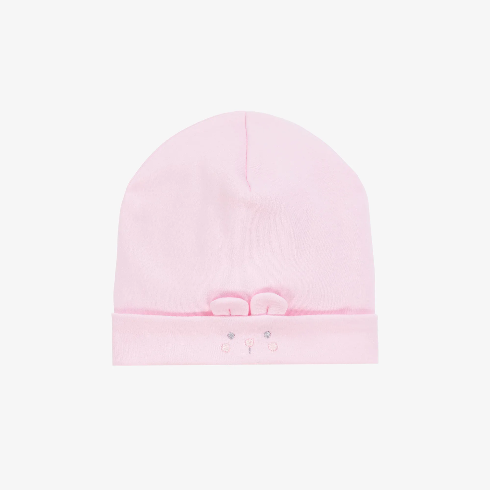 Baby Girls Pink Beary Best Friends Hat