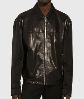 Bad Boys Ride or Die Premiere Marcus Burnett Black Leather Jacket | TLC UK