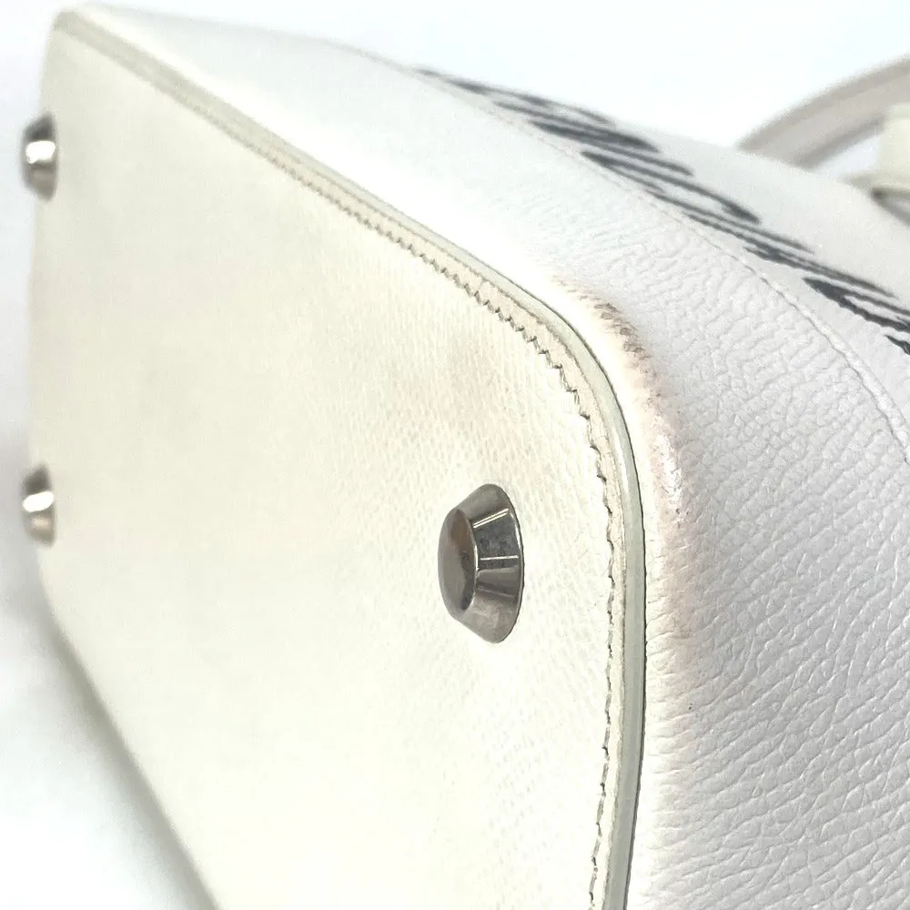 BALENCIAGA Handbag 550645 leather white Bicolor Bag Ville top handle S Women