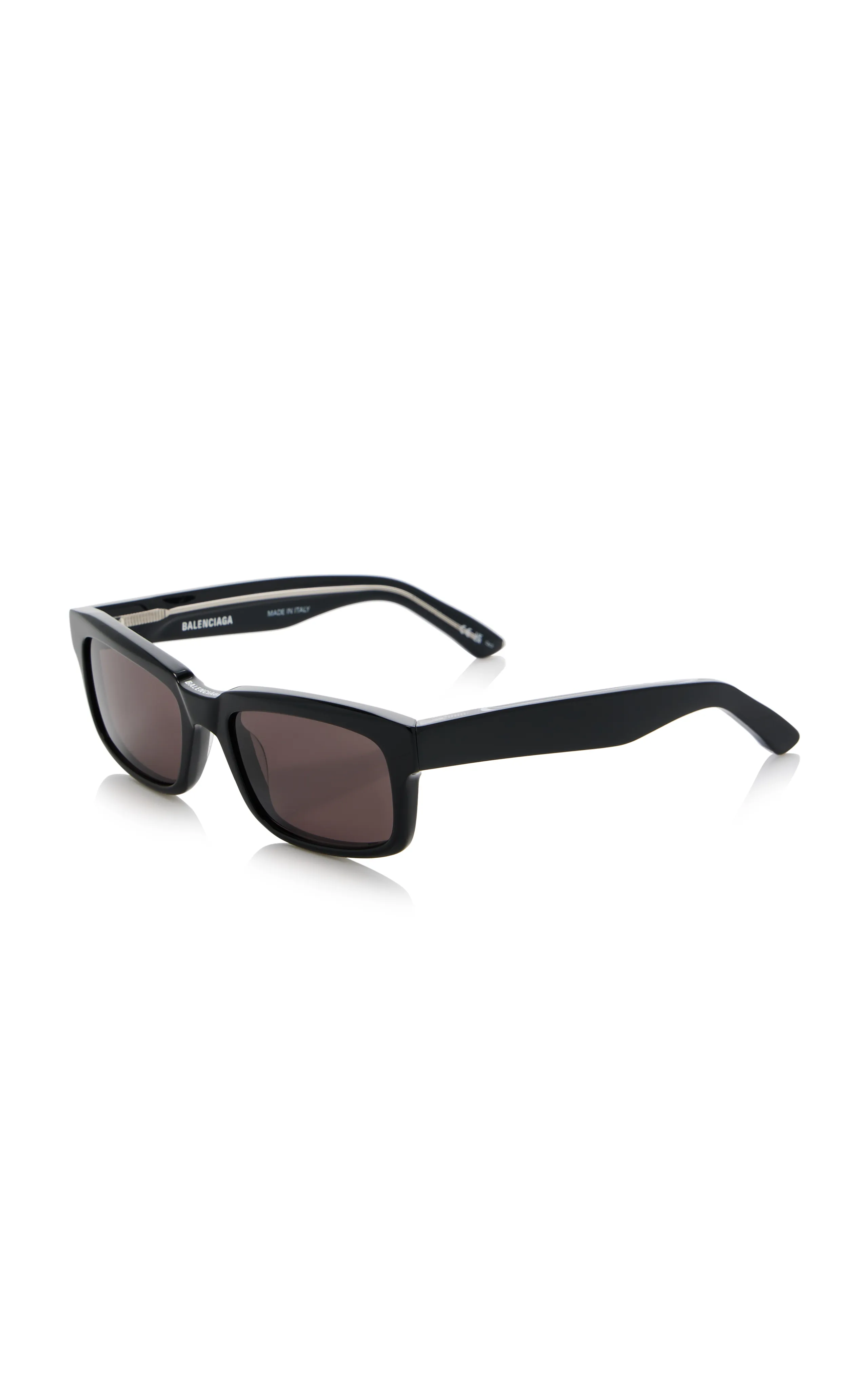 Balenciaga Rectangular-Frame Acetate Sunglasses