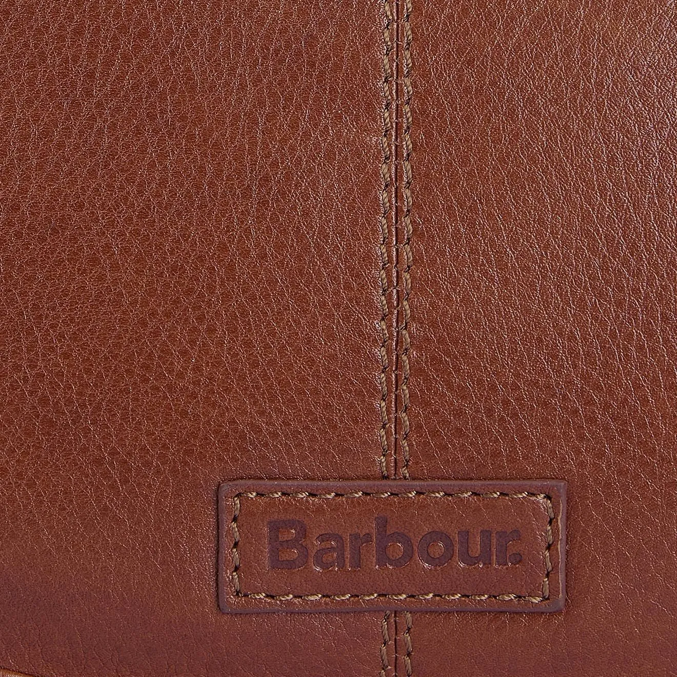 Barbour Laire Leather Saddle Bag Brown