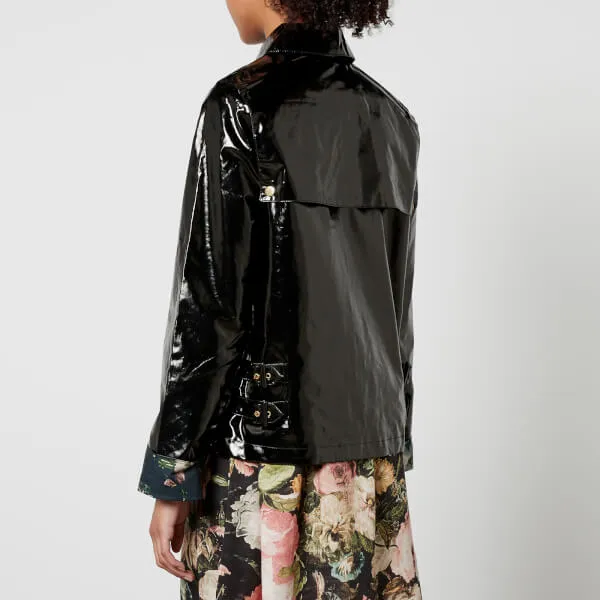 Barbour x House of Hackney Casterton Faux Patent-Leather Jacket