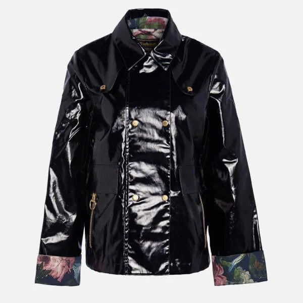 Barbour x House of Hackney Casterton Faux Patent-Leather Jacket