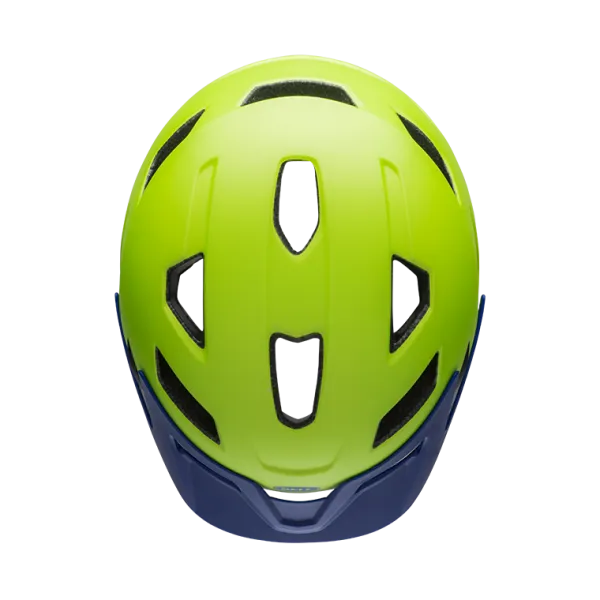 Bell Sidetrack Child Helmet - Matt Bright Green-Blue - 2019