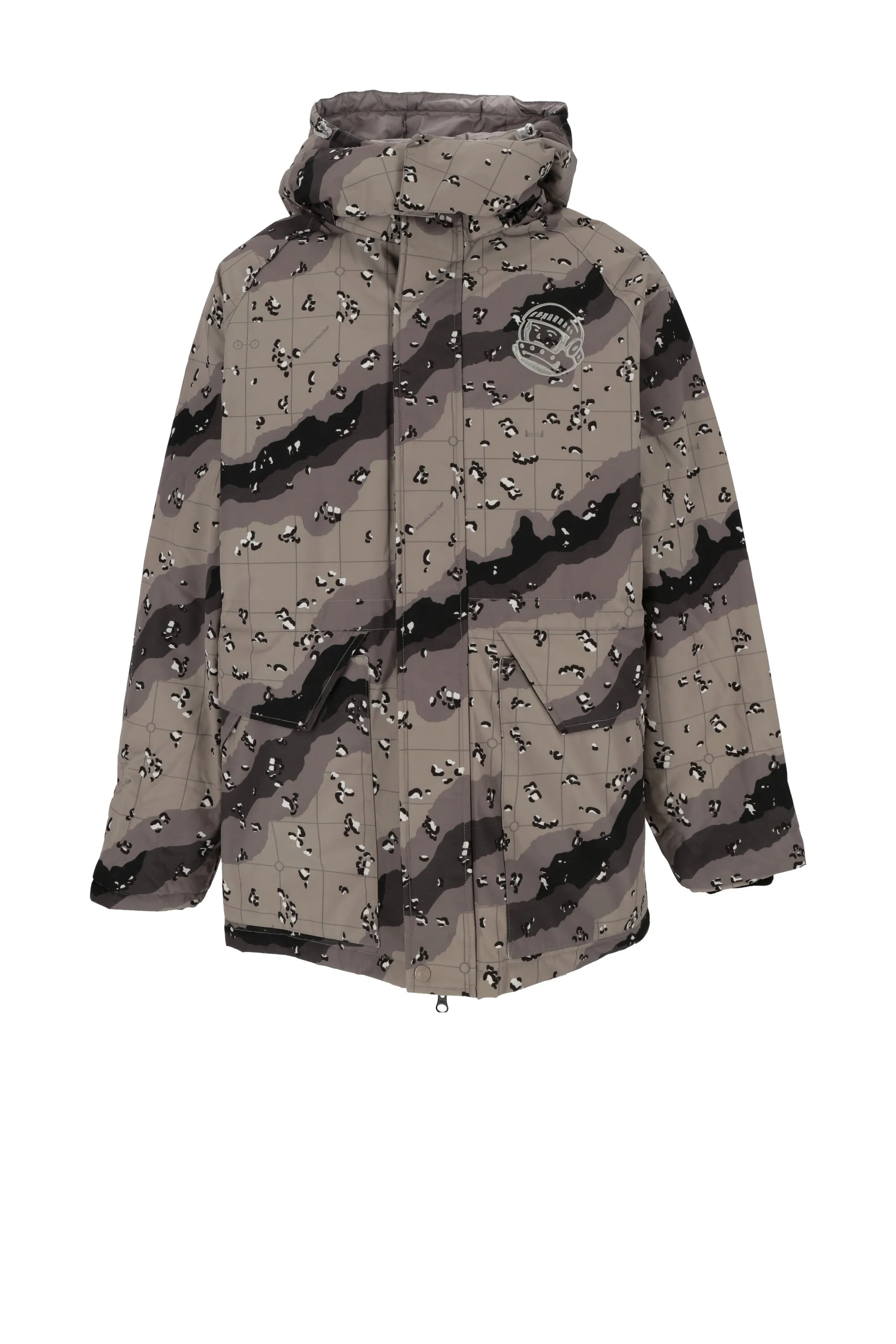 Billionaire Motif Printed Hooded Jacket