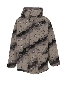 Billionaire Motif Printed Hooded Jacket