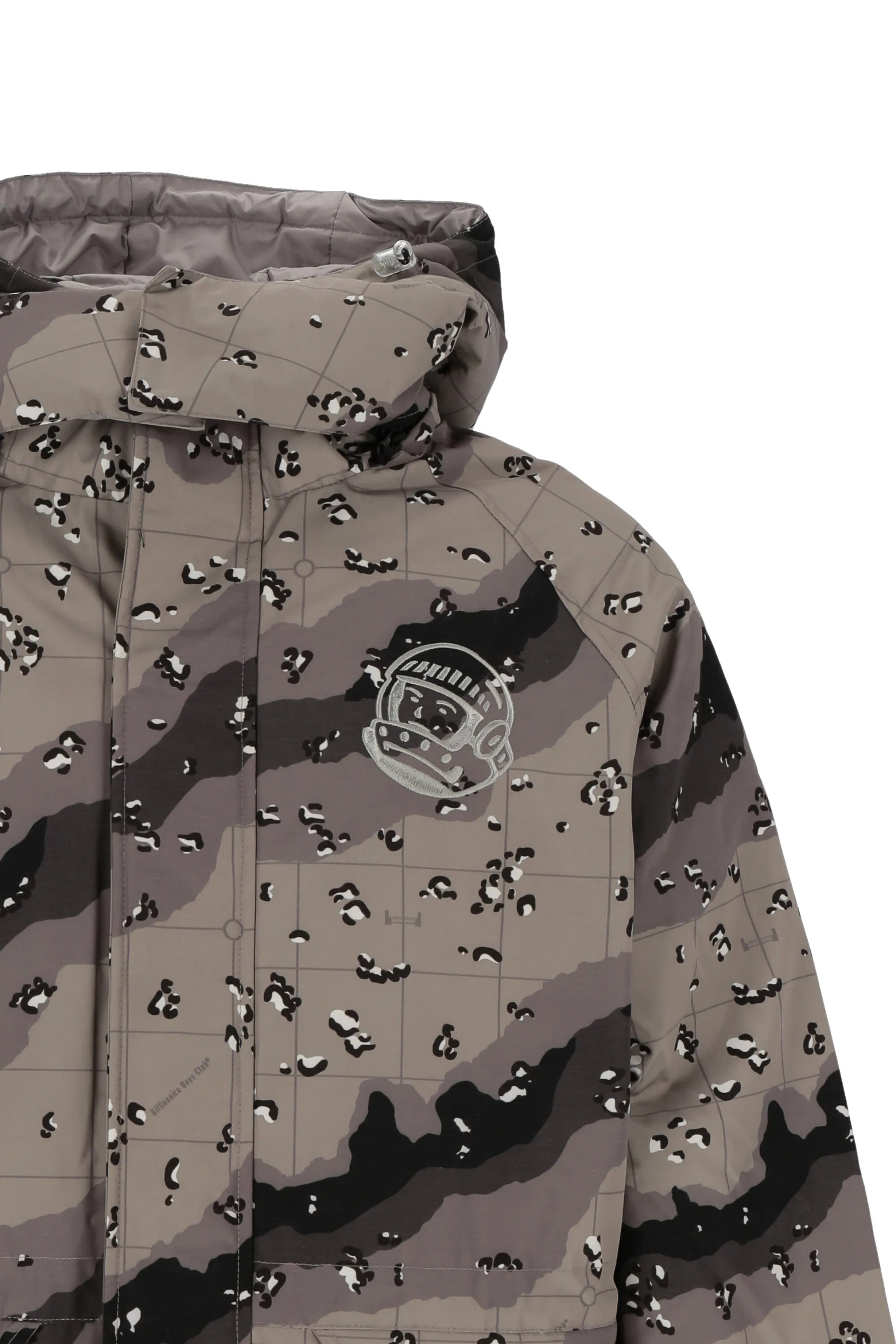 Billionaire Motif Printed Hooded Jacket