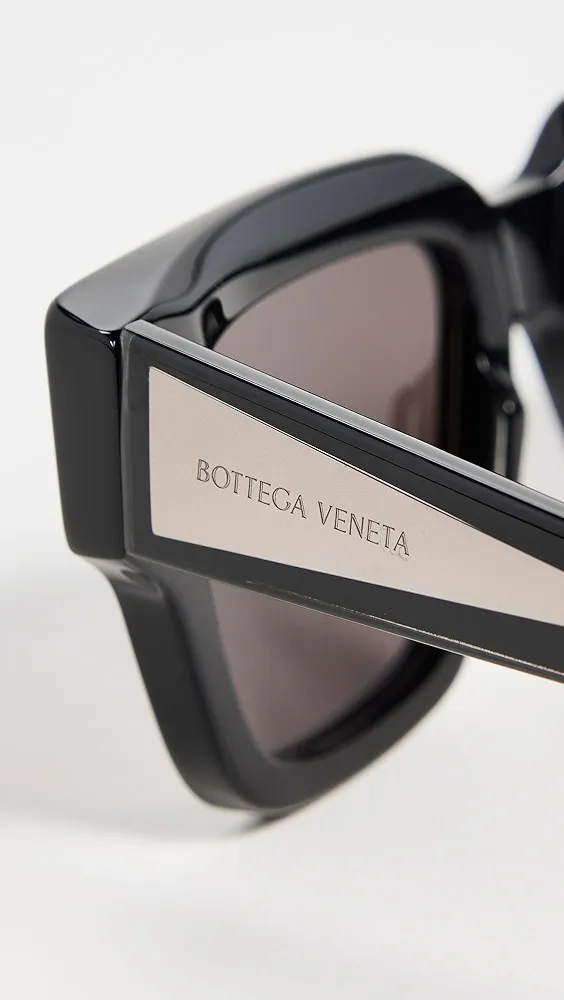 Bottega Veneta   Nude Triangle Sunglasses 