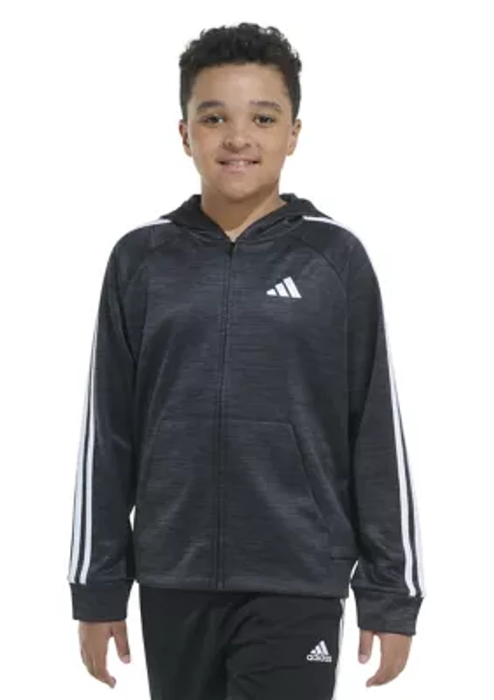 Boys 8-20 Long Sleeve Full Zip Game & Go Jacket (Extended Size)