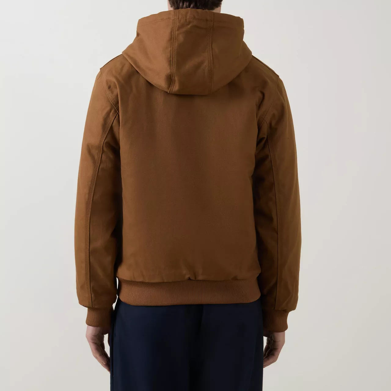 CARHARTT WIP Active Zip-Up Padded Jacket - Brown