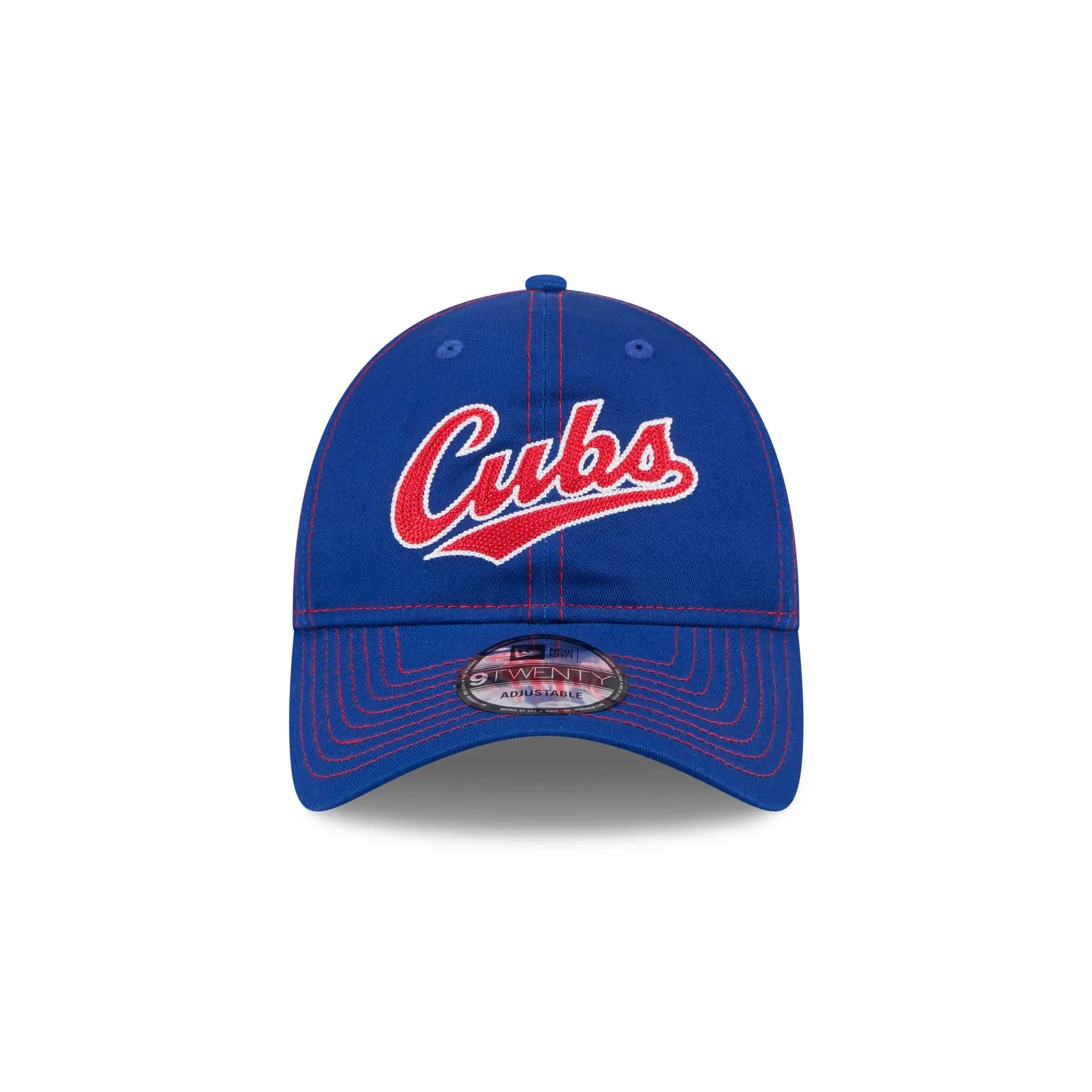 Chicago Cubs Team Stitch 9TWENTY Adjustable Hat