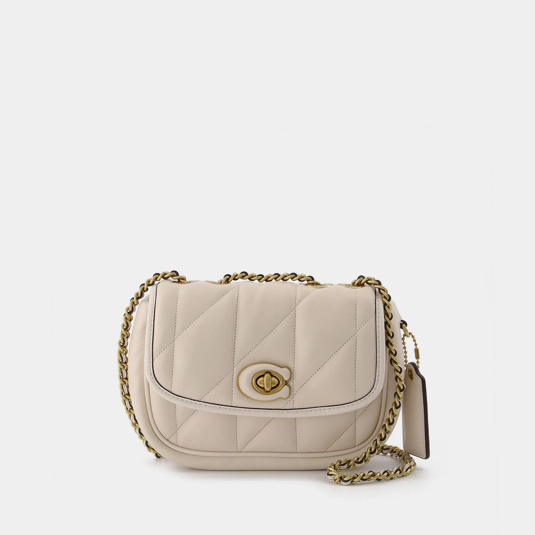 Coach  Madison Pillow 18 Bag - Coach - Cream - Leather