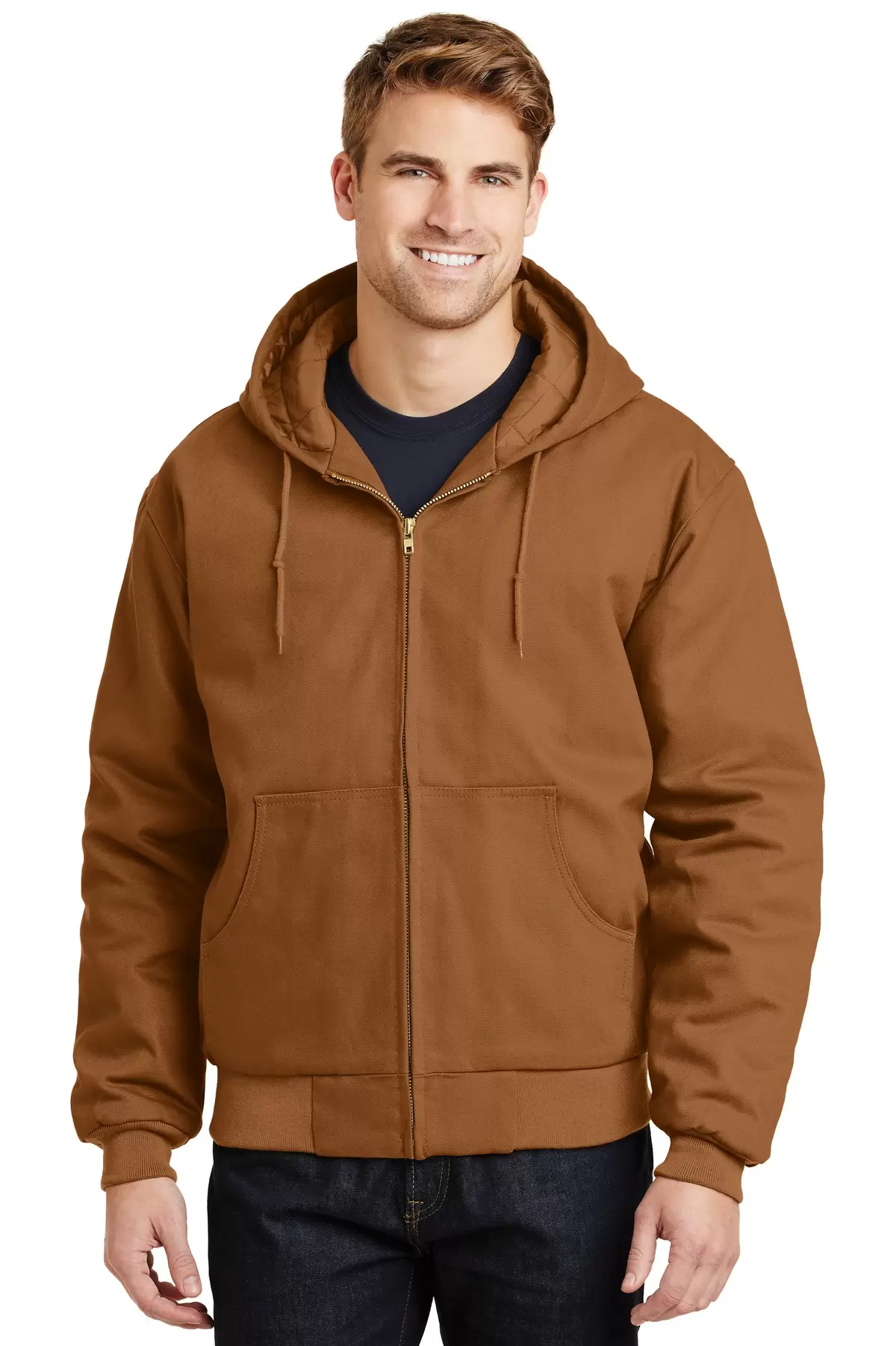 CornerStone Duck Cloth Hooded Work Jacket J763H SKU: J763H