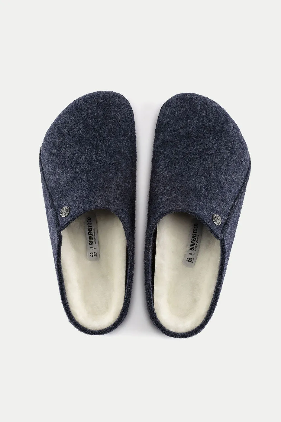 Dark Blue Zermatt Shearling Slipper Mens