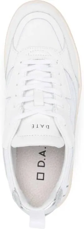 D.A.T.E. mesh-panelling leather sneakers White