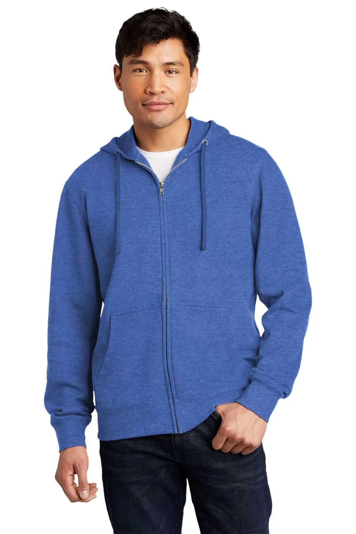 District Clothing DT6102 District   V.I.T.  Fleece Full-Zip Hoodie SKU: DT6102