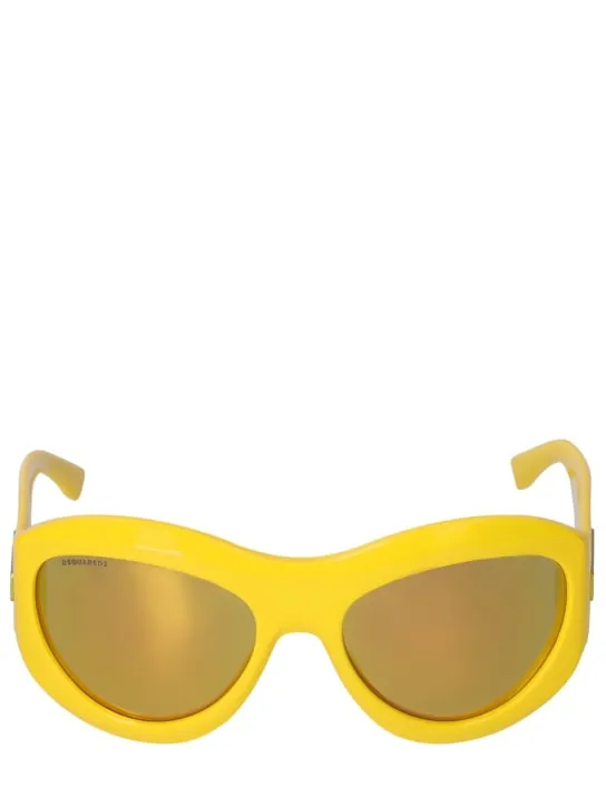 Dsquared2   D2 oval acetate sunglasses 