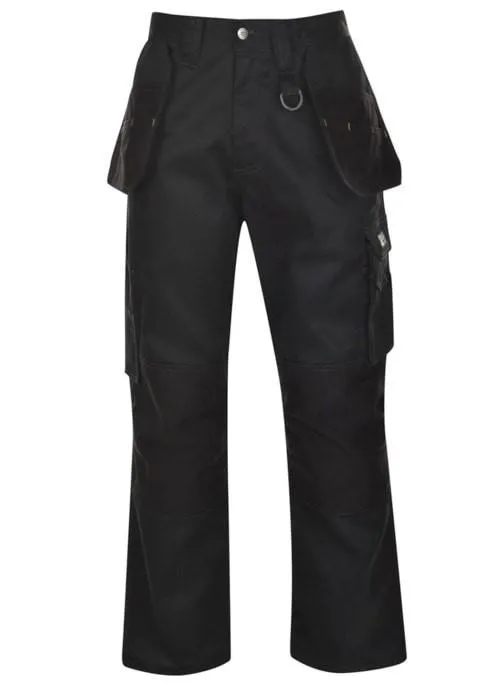 Dunlop On Site Trousers with back and full zip - Grey/black