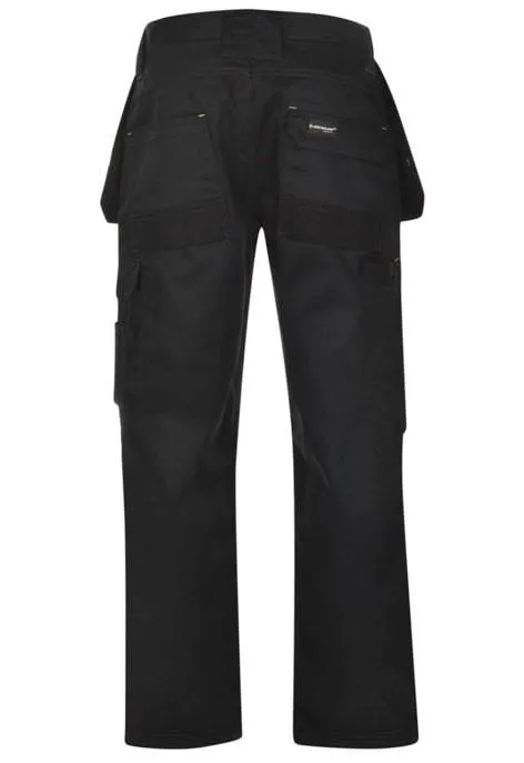 Dunlop On Site Trousers with back and full zip - Grey/black