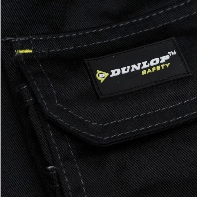 Dunlop On Site Trousers with back and full zip - Grey/black