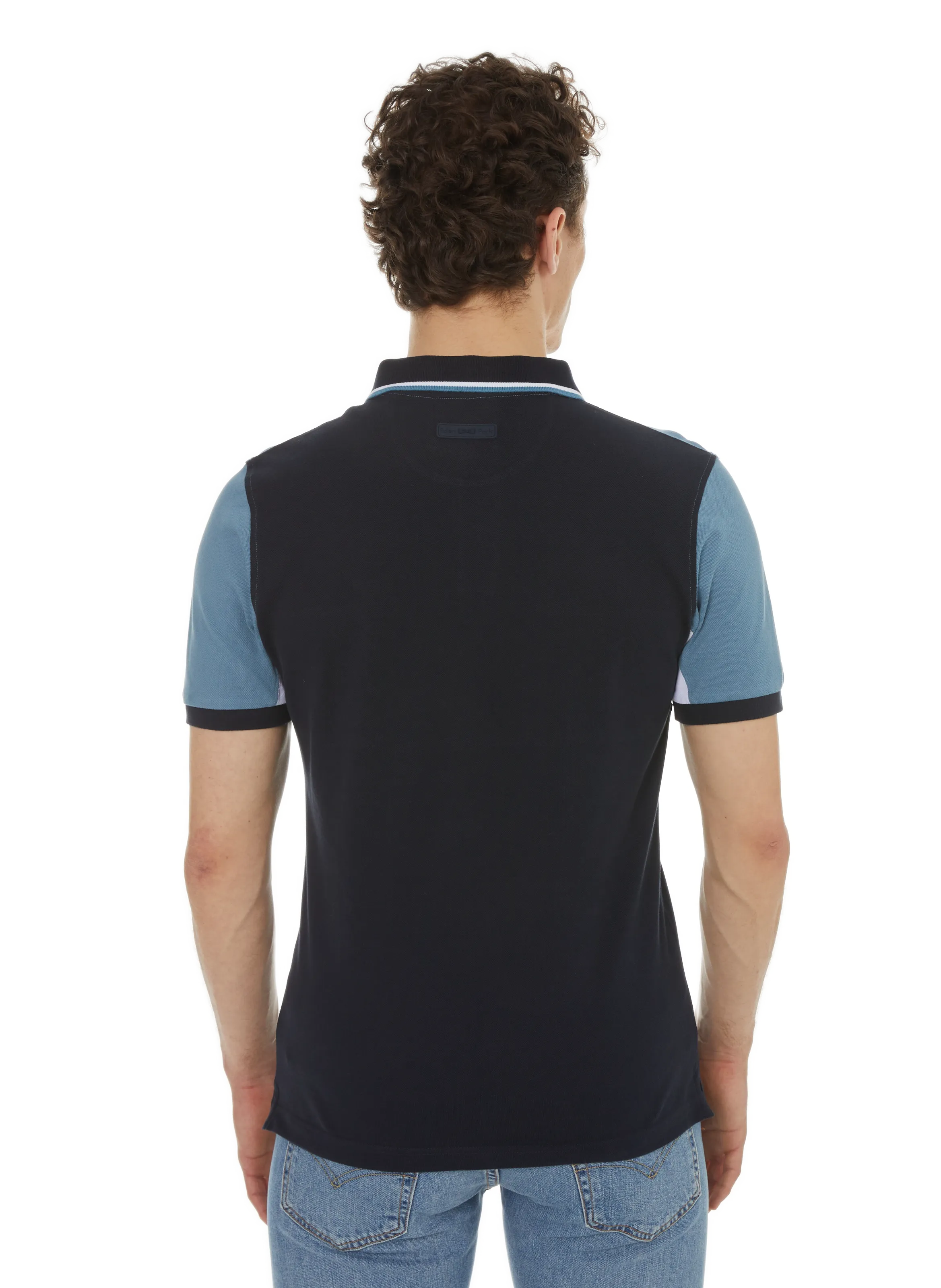 Eden park   Cotton polo shirt  - Blue