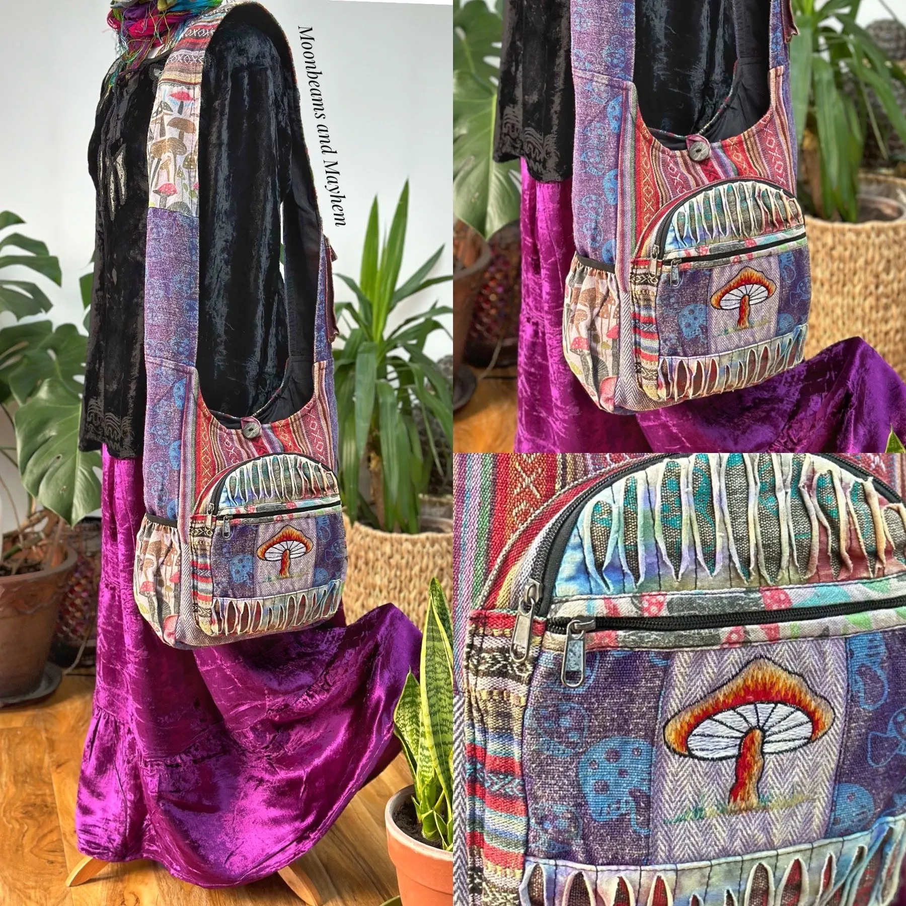 ENCHANTING TOADSTOOL SHOULDER BAG