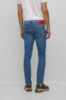 Extra-slim-fit jeans in blue super-soft denim