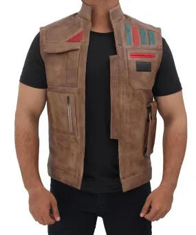 Finn The Rise of Skywalker Leather Vest