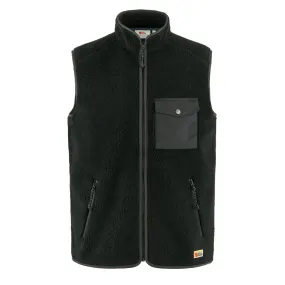 Fjallraven Vardag Pile Fleece Vest Black / Dark Grey