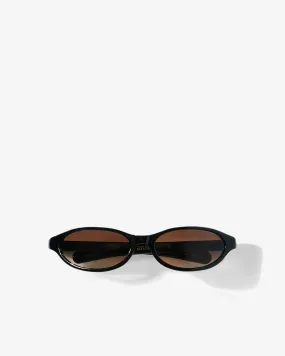 Flatlist Olympia Sunglasses  Solid Black